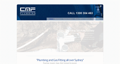 Desktop Screenshot of cmfplumbing.com.au