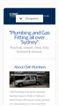 Mobile Screenshot of cmfplumbing.com.au